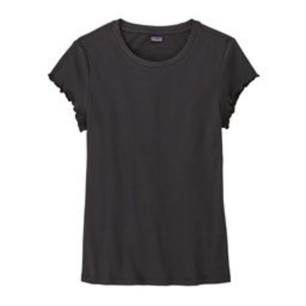 PATAGONIA W'S RIBBED KNIT TOP SIZE XL INK BLACK
